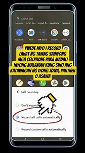 617K views · 9.1K reactions | Pwede niyo i record lahat ng tawag sainyong cellphone #tutorial #tips #recordallcalls #automaticallyallcallsrecord #RRRTV | RRR TV | Facebook