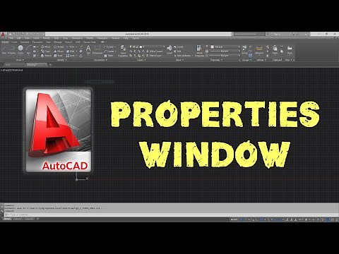 Intro to AutoCAD - Properties Window