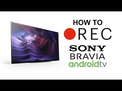 How to record TV using USB on Sony Android TV