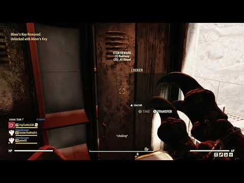 Where to Find the Miner's Locker in The Burning Mine - Fallout 76