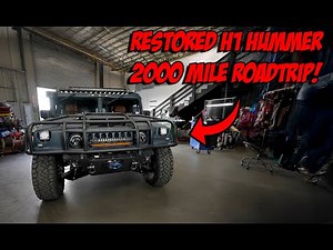 Car Collector Drives his New H1 Hummer 2000 Miles Home!