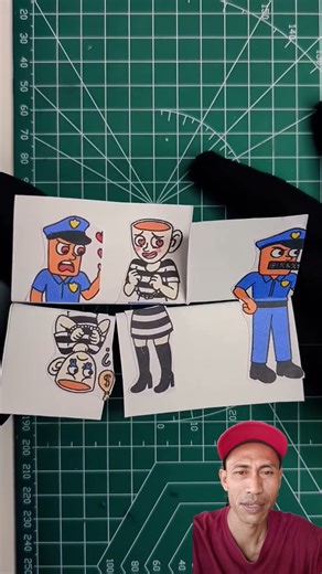 Diy cute emojis 👺🫅🧚 #papercraft #art #artandcraft #handmade