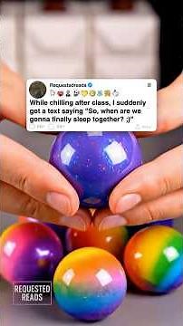 While chilling after class, I got a text saying, “So, when are we finally gonna be together? ;)"