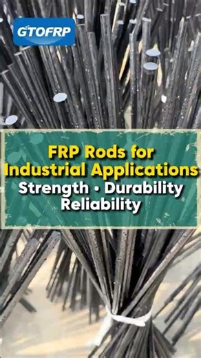FRP Rods: Durable, Reliable, and Ready for Every Application #gfrp #shorts #fiberglass #frprods