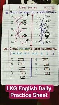 LKG English Daily Practice Sheet #shortvideo #shortsvideo #shorts ‪@kidslearningfun2013‬