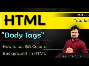 HTML Body Color & Background | Complete Tutorial for Beginners