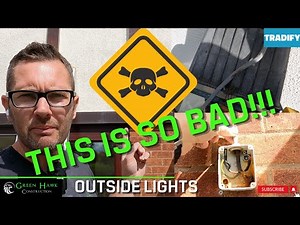INSTALLING OUTSIDE LIGHTS THE RIGHT WAY!!!