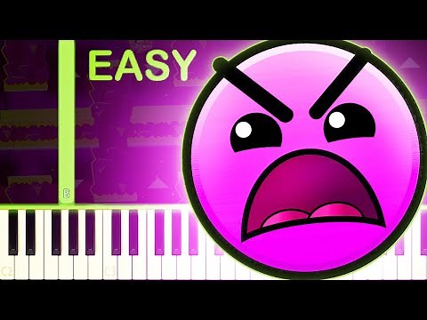 Fingerdash | GEOMETRY DASH LEVEL 21 - EASY Piano Tutorial