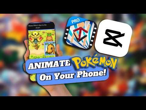 How to Edit/Animate Pokemon Sprite Videos on your phone!