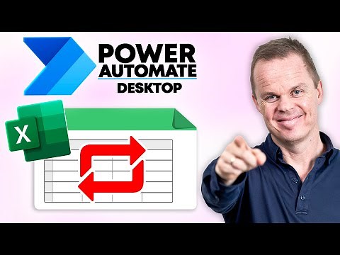 How to loop through each row in Excel - Power Automate Desktop Tutorial