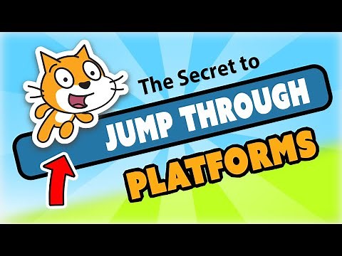 How-to code ONE WAY platforms in Scratch - e13