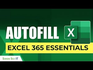 How to Use AutoFill in Excel 365 to Save Time