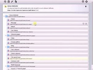 OpenCms 9.5: Creating pages in the sitemap editor