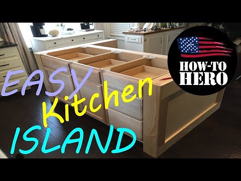 Custom KITCHEN Island Build | EASY