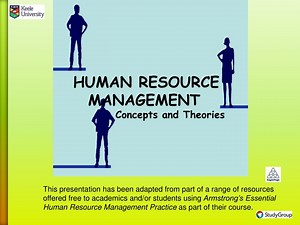 HUMAN RESOURCE MANAGEMENT Concepts and Theories - SlideServe
