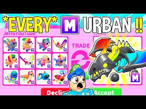 I Traded *EVERY MEGA NEON* Urban Egg Pet In Adopt Me !! Roblox Adopt Me Trading Proofs (COMPILATION)