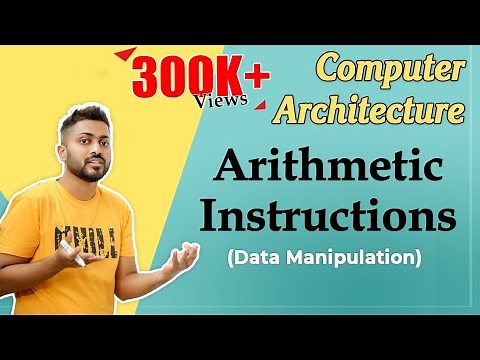 L-1.9: Arithmetic Instructions(Data Manipulation) in Computer Organisation and Architecture