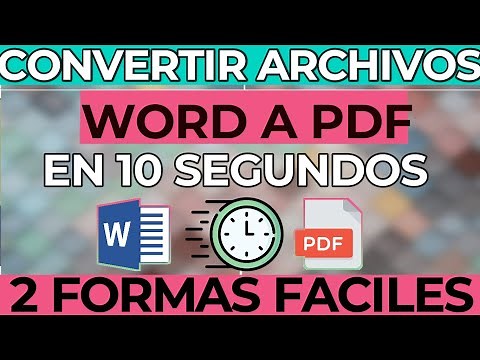 Convert Word documents to PDF on PC - Convert Word files to PDF quickly and easily without software