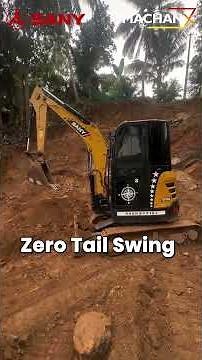 SANY Mini Excavator SY35U | Full review | Earthcon2025 | MachanX