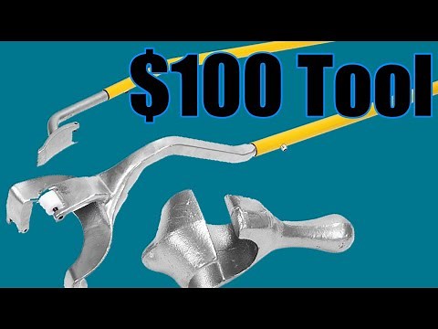 Tire Changer Demount Tool / Dismounting semi truck tire with demount tool Mophorn