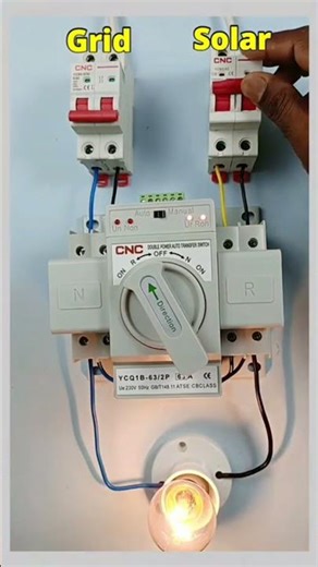 Single phase Auto/Manual Transfer Switch | Changeover switch |