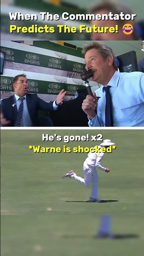 When The Commentator Predicts The Future!