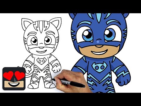 How To Draw Catboy | PJ Masks