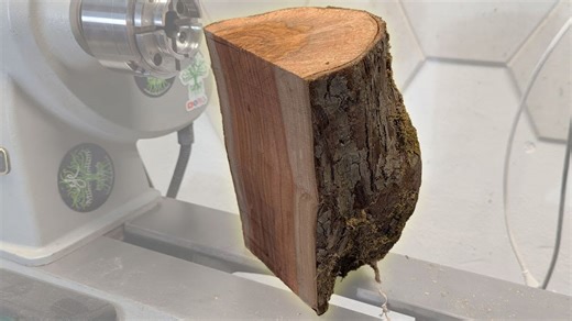 How a Dense Apple Log Challenges the Lathe