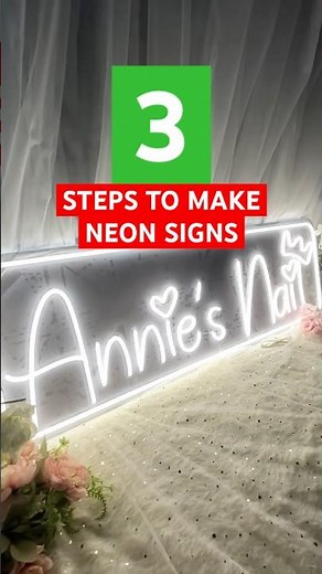 Make Professional Neon Sign With 3 Easy Steps !!
