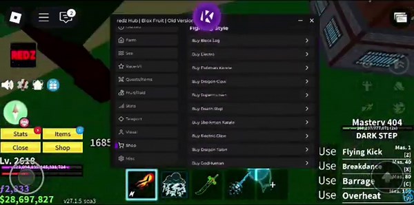 Redz Hub Script Blox Fruits Update AUTO FARM 🔥 AUTO FISH, FRUIT RAIN, RAID, SEA EVENT, DELTA KRNL