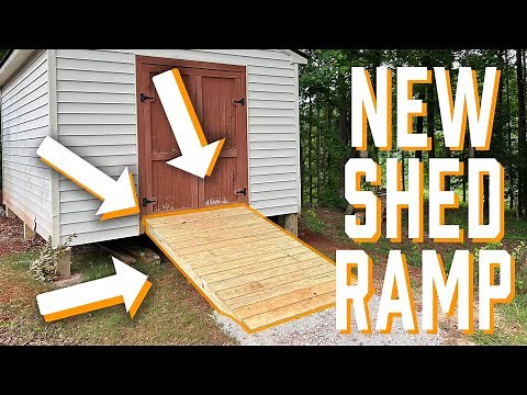 DIY Shed Ramp