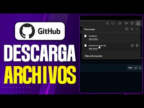 Cómo DESCARGAR UN ARCHIVO O REPOSITORIO de GitHub (2025)
