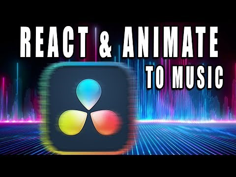 Make Images REACT & ANIMATE to MUSIC in DaVinci Resolve 19! | Audio VISUALIZER using Reactor