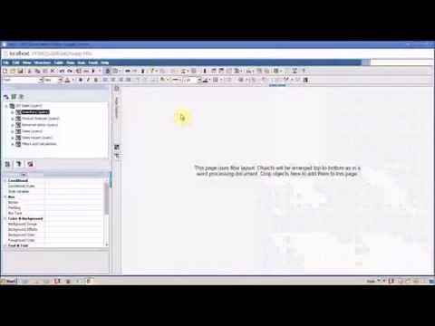 IBM Cognos 10 Report Studio Page Set