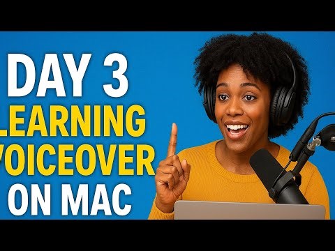 Day three learning voiceover screen reader on Mac. Some real progress. ￼￼