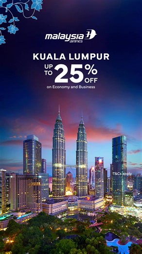 57 reactions | Turn your travel dreams into reality with up to 25% off fares. Book your dream getaway today. | Malaysia Airlines | Facebook