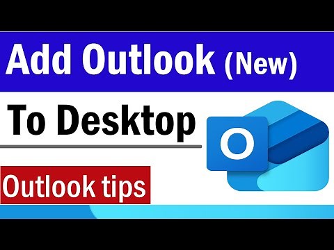 How To Create Desktop Shortcut Of New Microsoft Outlook on Windows 10, 11 | Outlook Desktop Shortcut