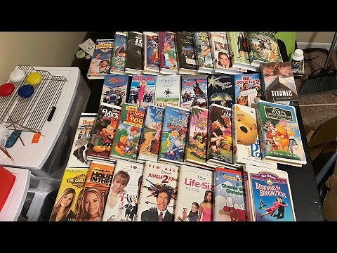 VHS Thrift Store Goodwill Haul 4