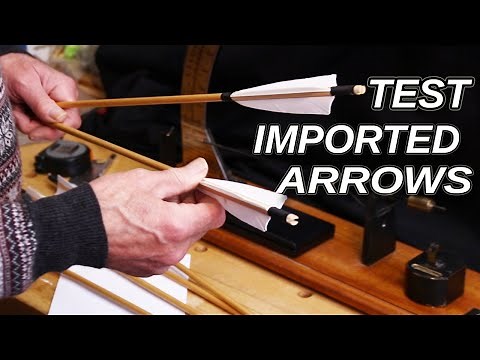 Review chinese arrows ebayTesting wooden Longbow arrows from China, mass produced