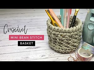 How to Crochet a Basket | Easy Beginner Tutorial by Crochet and Tea