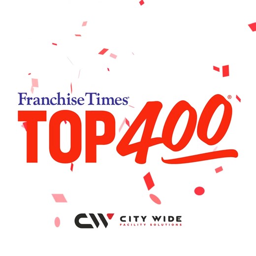 We’re proud to share that City Wide Facility Solutions has been ranked #91 on the 2025 Franchise Times Top 400 list! Just two years ago, we were #131. Last year, #106. Now, breaking into the top 100 at #91 is a powerful testament to our momentum and growth as a company. From our start in 1961 to becoming the nation’s leading management company for building maintenance, this recognition reflects the hard work of our team, the dedication of our franchisees, and the strong partnerships we’ve built 