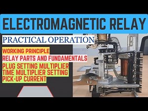 Electromagnetic Induction Relay| Practical Operation| Working Principle| Plug Setting Multiplier