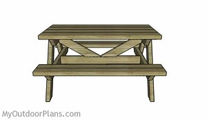 Kids Picnic Table Plans | MyOutdoorPlans