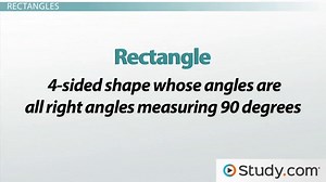 Area of a Rectangle | Formula & Examples