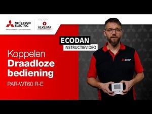 Ecodan - Koppelen draadloze bediening (PAR-WT60 R-E)