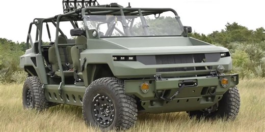 El GMC Hummer EV ya tiene un hermano militar y luce tan duro como futurista
