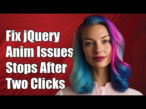 Fixing jQuery Animation Issues: Why It Stops Working After Two Clicks