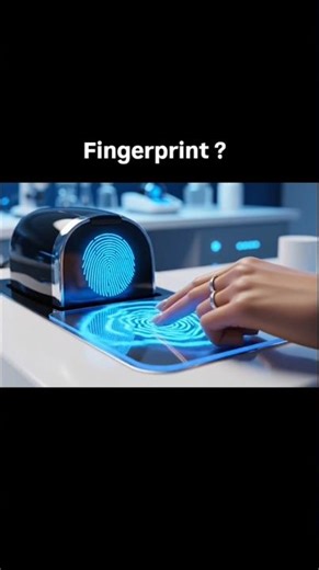 How a Fingerprint scanner really works**☝ | How Fingerprint Sensors Work | fingerprint 🤔 #shorts
