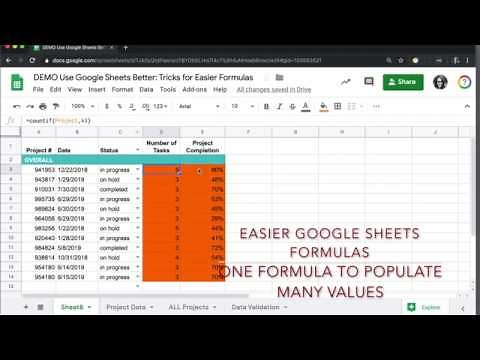 Google Sheets: Arrayformulas to write one formula and populate a whole column of values