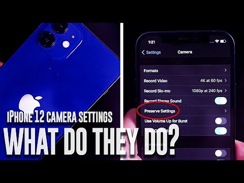 iPhone 12 Camera Settings Explained ! | How to use the iPhone 12 Camera Tutorial|
